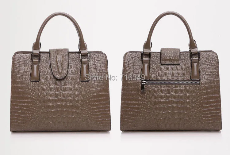 Женская сумка из натуральной кожи с узором «крокодиловая кожа», женские сумки-мессенджеры, женские сумки высокого качества, дизайнерские сумки высокого качества L43