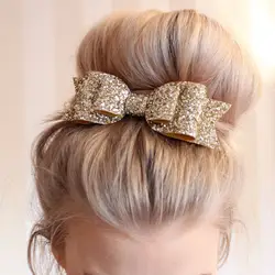 Повязки на голову для маленьких девочек заколка для волос для женщин для маленьких девочек 12 см Бабочка для волос с блеском дети шпильки
