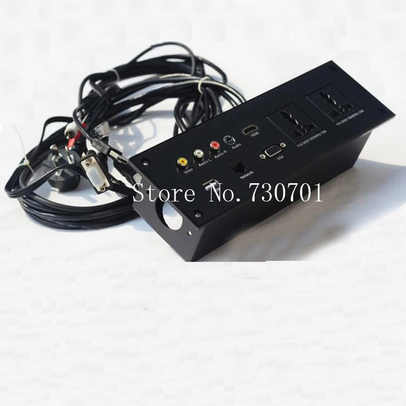 Настенная розетка \ HD HDMI \ VGA USB Сеть RJ45 Видео информация розетка панель/мультимедиа дома гостиничных номеров KTV настенная розетка