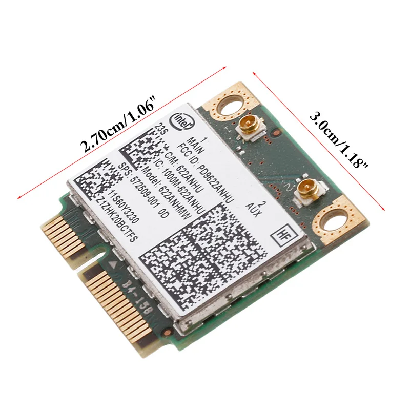 Новая карта Intel 622ANHU расширенная Wi Fi для HP 572509 001 Lenovo 60Y3230 8540W 2540P C26|wifi card|intel wifi cardcard |