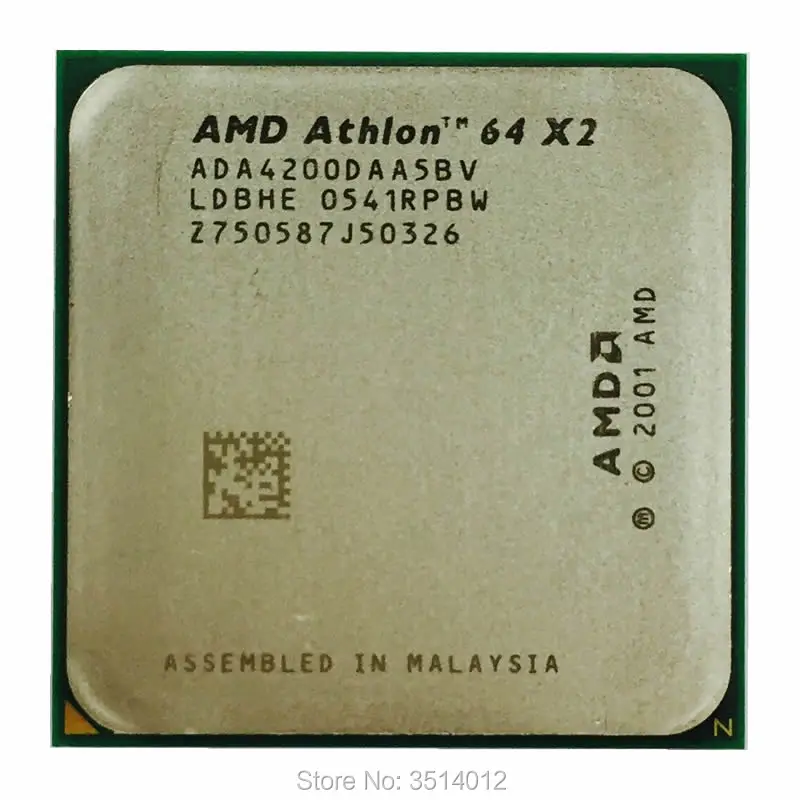Процессор AMD Athlon 64 X2 4200 + 2 ГГц процессор ADA4200DAA5BV/ADA4200DAA5CD Socket 939|athlon x2|athlon x2 4200socket 939 |