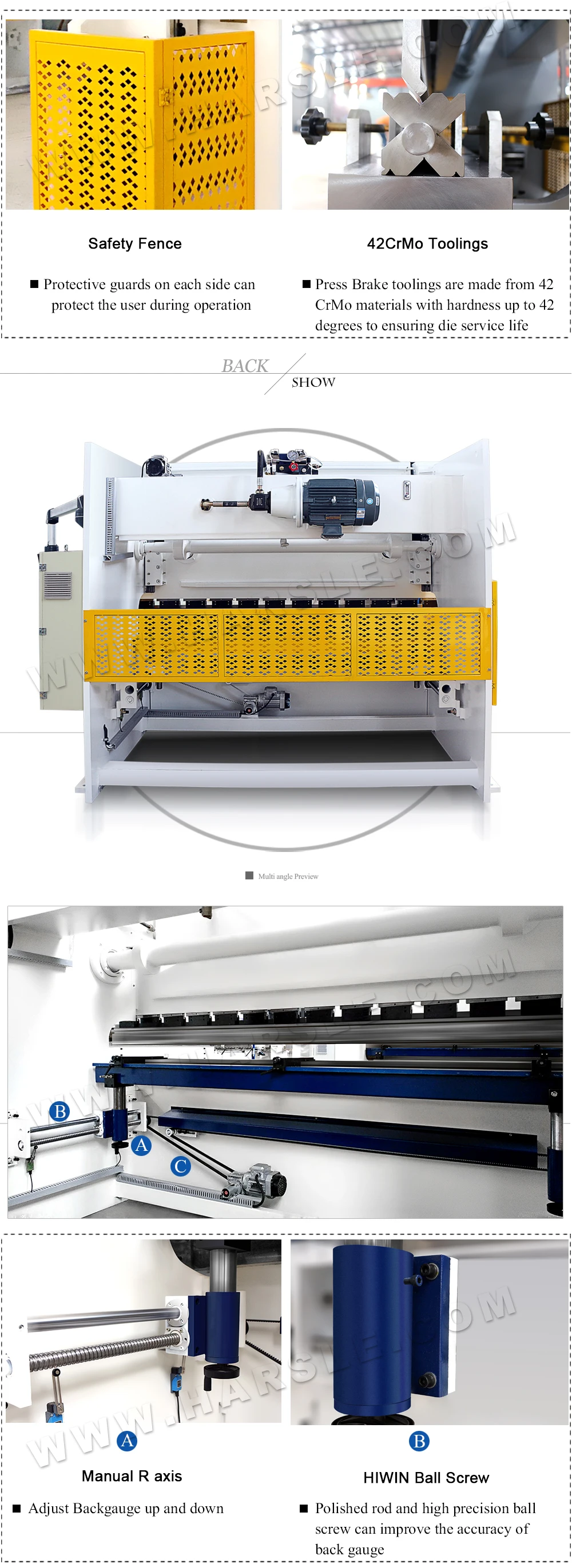 Пресс Тормозная машина типа и CE, ISO 9001: 2000 Сертификация ручная папка