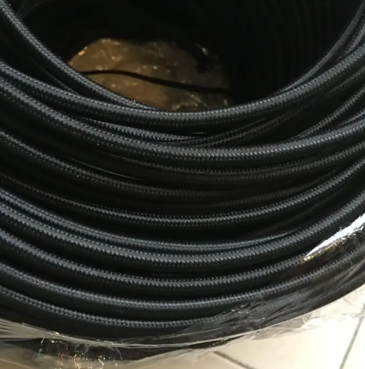 5 meter/lot 2*0.75mm Copper Cloth Covered Electrical Wire Vintage Style