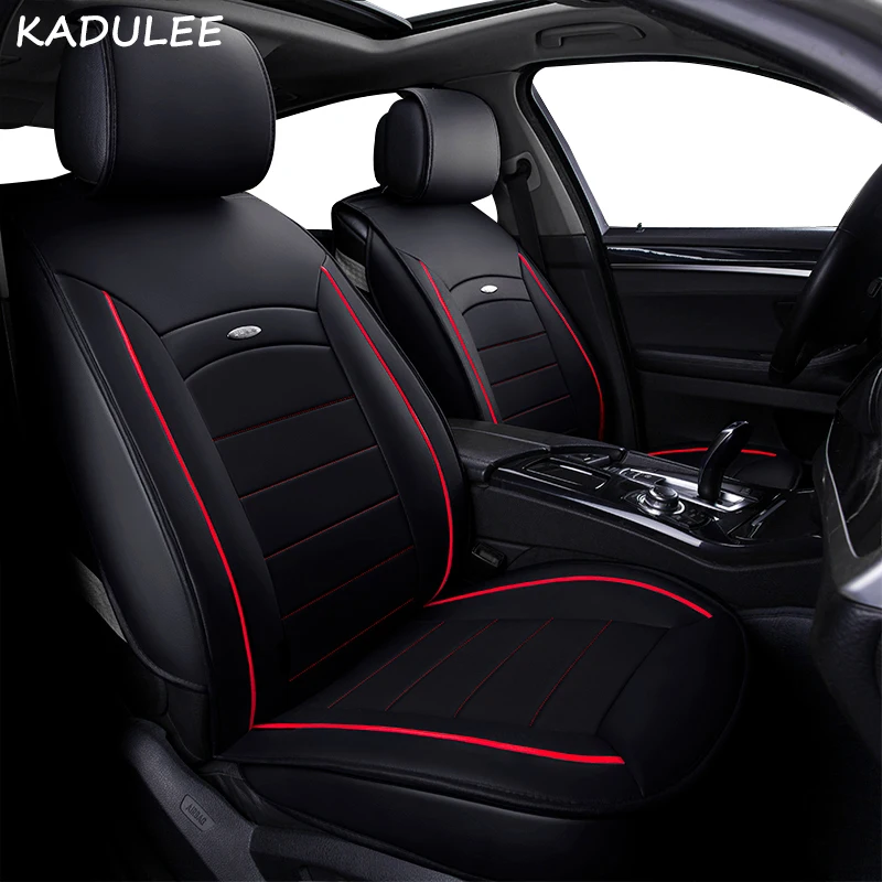 Чехол для автомобильного сиденья KADULEE из искусственной кожи daewoo matiz fiat 500x stilo opel