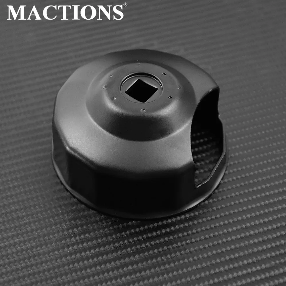 

Motorcycle Metal End Cap Style Oil Filter Wrench Black 76mm For Harley Touring Dyna Sportster XL 1200 883 Road King Fat Boy