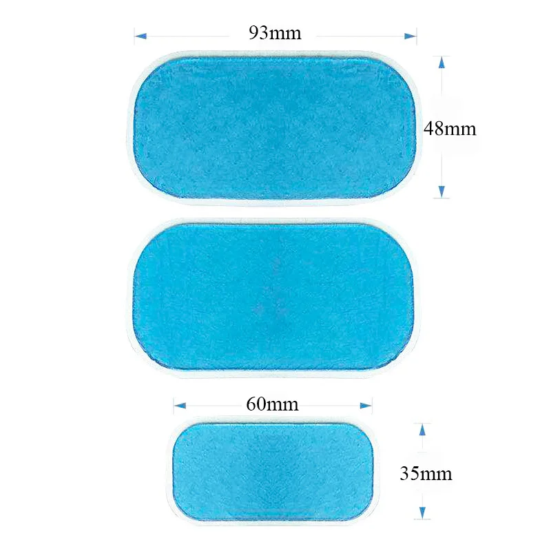 3 шт. Сменные гелевые подушечки бедра мышцы Запасные детали для тренажера массажер гелевая полоска стимулятор мышц Тренажер Pad аксессуары