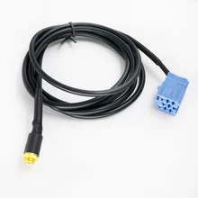 Aux IN кабель Biurlink аудиоадаптер гнездовой разъем 3 5 мм MINI iso8pin для