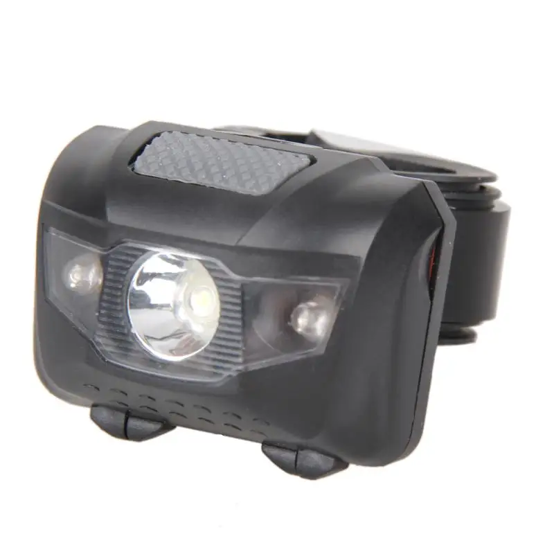 Perfect 3W LED Headlamp White Waterproof Headlight 2 Red Flashlight Camping Riding 8