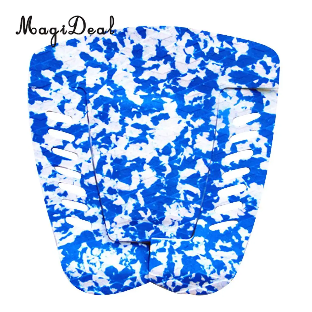3 x Adhesive Non-slip Diamond Grooved EVA Surfboard Traction Pad Tail Pad Deck Grip Sheet for SUP Longboard Shortboard Skimboard