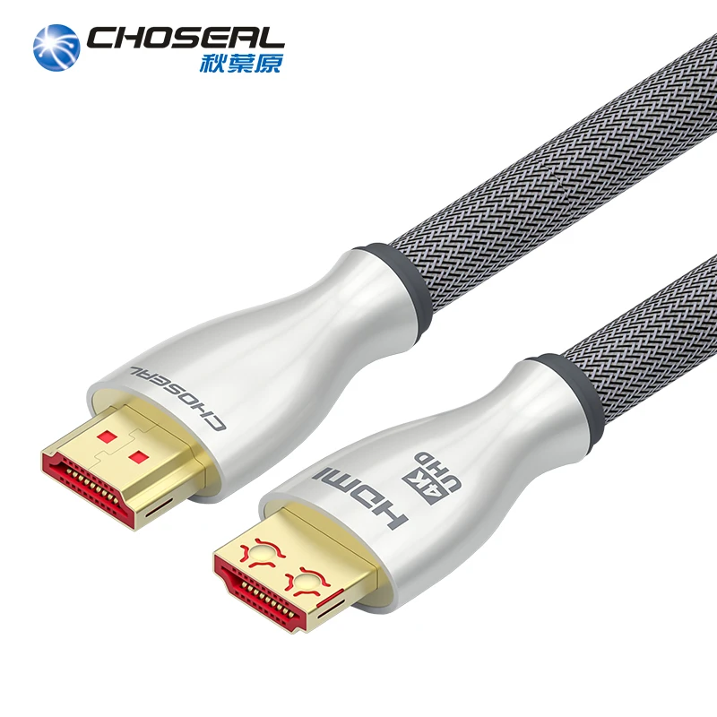 CHOSEAL HDMI 2 0 4K * 2K 60Hz позолоченный 3D 1080P кабель для проектора UHD TV Blu Ray PS4 PC|Кабели HDMI| |