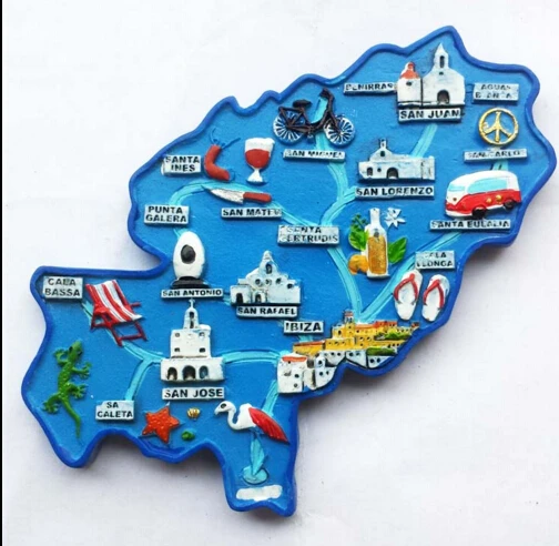 Spain Tourist Attractions Map 1Pc/Lot Spain Map Tourist Attractions Fridge Magnet Refrigerator  Magnet|Magnet Rotor|Magnet Ballmagnet Fashion - Aliexpress