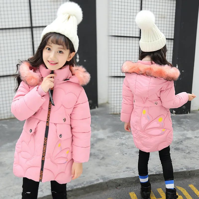 

Girls Winter Coat Children Clothing 2018 New Casual Warm Thick Hooded Jackets for Girls Clothes Teenage Kids Winter Overcoats