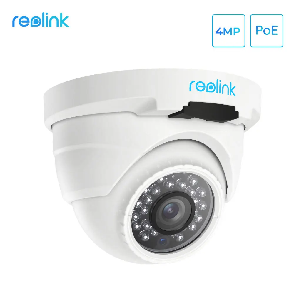 Reolink IP-камера наружного аудио 4-мегапиксельное дневное и ночное видение. Удаленный просмотр P2P Onvif Bullet Наружная камера наблюдения RLC-420