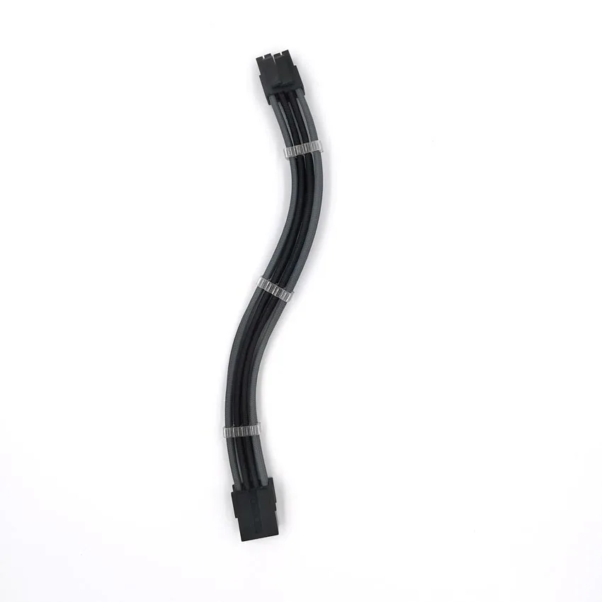 CPU_8Pin_Gray_Black_extension_cable