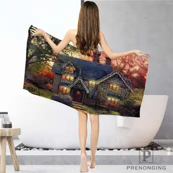 

Custom Everett-Cottage (1) Bathroom Washcloth Towels Face Towel/Bath Towel Shower Towels Size 33x74cm/72x143cm#18-12-17-07-319