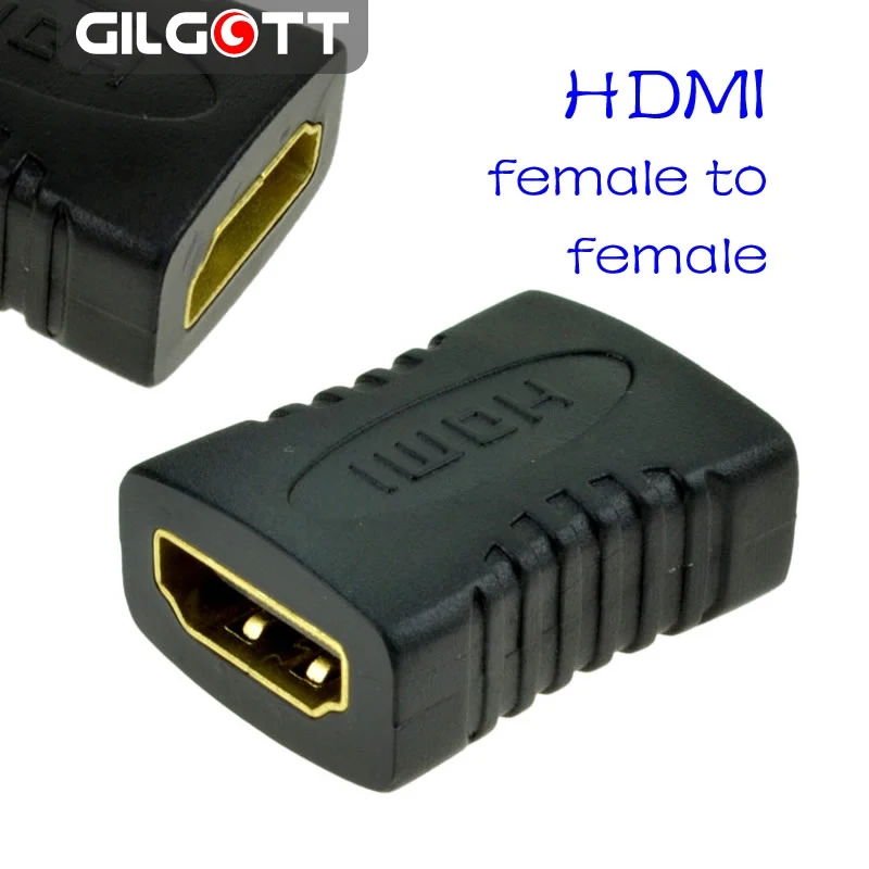 HDMI Female to HDMI Female Connector Extender HDMI Cable Cord Extension Adapter Converter 1080P