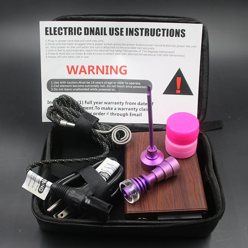 Enail kit heater coil wood ArmyGreen black PID Temperature Control color Titanium Nail Carb Cap for Halloween Christmas gift | Дом и сад