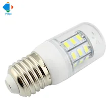 5X led light bulbs 12 volt E27 E12 E14 B22 GU10 G9 5W corn bulbs Smd5730 27leds 12v energy saving lighting warm white lampadas