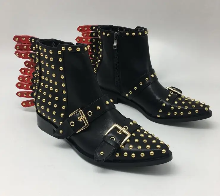 Mode Größe Picture Straps as Frauen Bolzen Frühjahr As Leder Spitze Ritter Picture Zehen Stiefel Stiefeletten Sexy Fringe 2018 Neue Zurück Damen 42 HnqaxxE