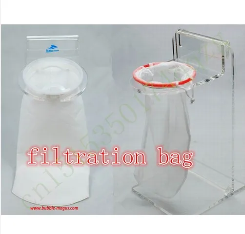

Reusable White Aquarium Fish Tank Filter Sump Felt Sock Mesh Net Bag Durable Easy Cleaning For Water Filte50