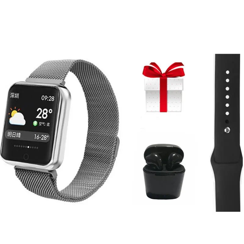 

IP68 Waterproof Smart Wristband Watch Men Women Support Call Message Reminder Muliti-Sports Mode Health Tracker VS P68 S226 KW10