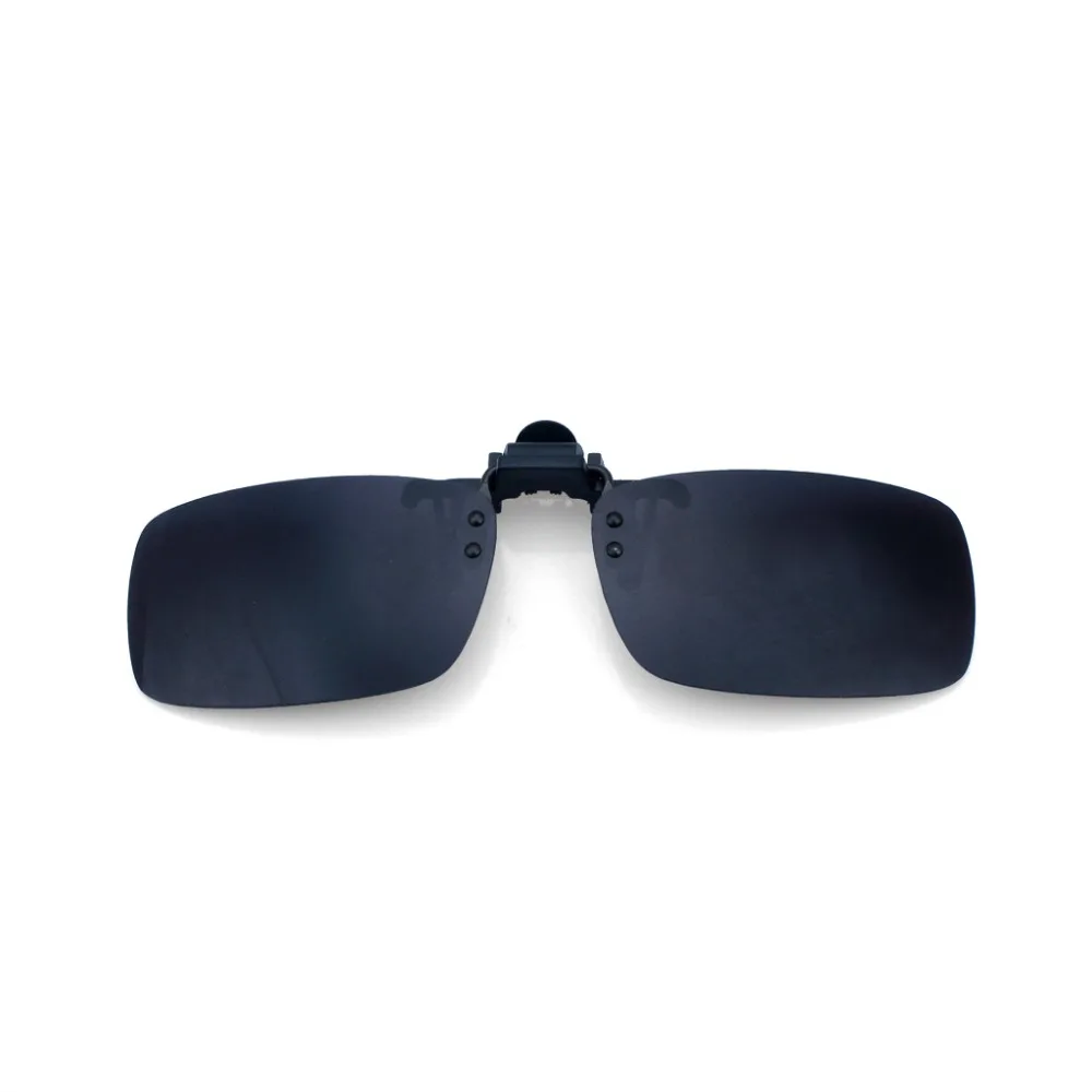 2 X Polarized Night Vision Clip On Flip Up Driving Lens Glasses Sunglasses Driving  (8)