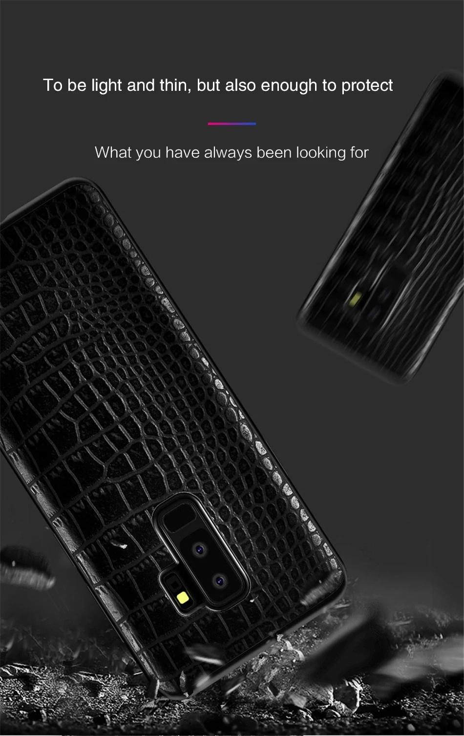 Retro Crocodile Snake Case For Samsung S8 S9 Plus Note8 Art Print PU Leather Soft Luxury Phone Back Cover For Samsung Note 8 S9 (11)