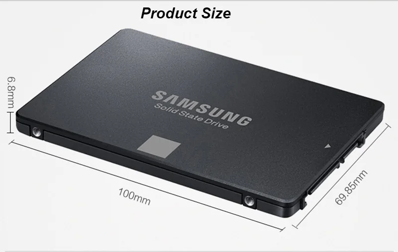 Samsung 750/850EVO 120 ГБ 250 ГБ 2,5 дюйма SATA 2,0 Внутренний SSD для Тетрадь Настольный ПК твердотельный накопитель без розничная упаковка