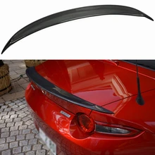 Автомобиль-Стайлинг для Mazda MX5 ND Miata Garage варьироваться Стиль углеродного волокна Ducktail задний спойлер