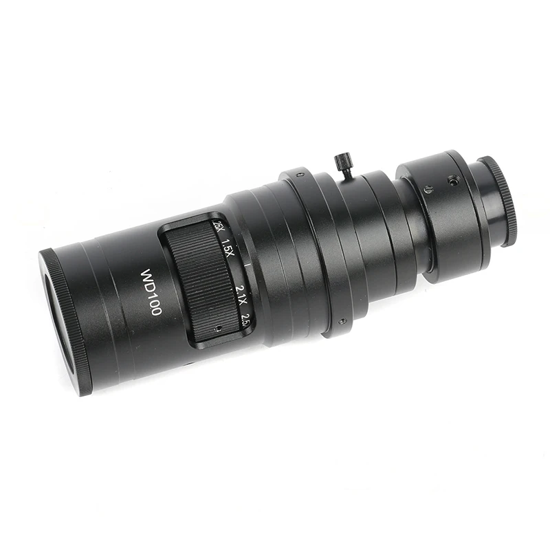  200X 500X FHD 0.7X-5X Adjustable Magnification Continuously Variable C mount Zoom Lens For HDMI VGA