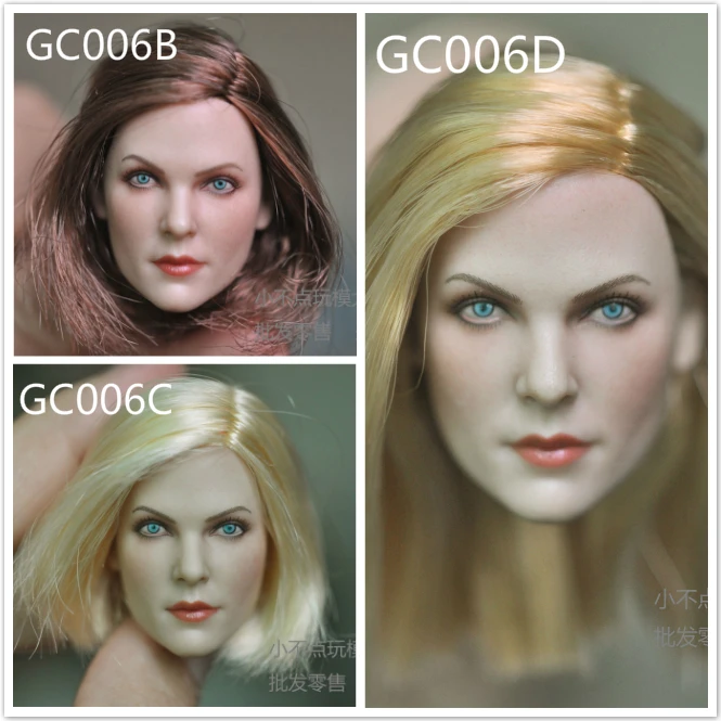 1/6 весы европейская красавица аксессуар для головы девушки GACTOYS женская голова