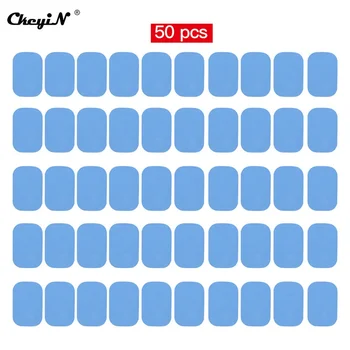 

50Pcs Replacement Gel Pads for EMS Trainer Weight Loser Abdominal Toning Belt Replacement Body Massage Gel Sheets Health Care 44