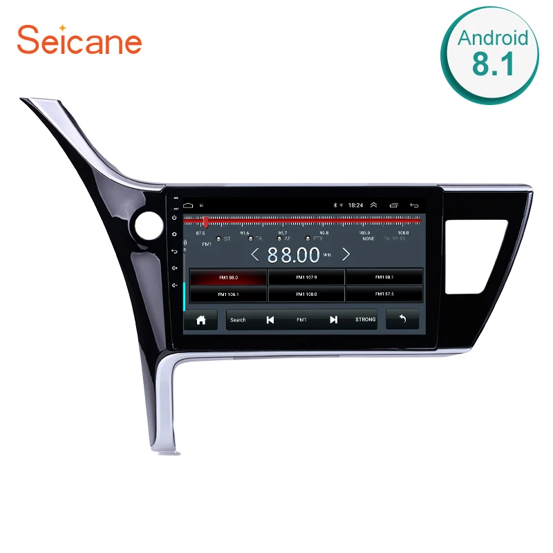 Discount Seicane Android 8.1 Car Stereo Screen Radio For 2017 Toyota Corolla(LHD) Car Multimedia player Wifi Bluetooth GPS Navigation 0