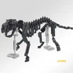 Идея создатель палеонтологические окаменелости микроконструктор building block Sabretooth bones nanoblock assemable кирпичи развивающие игрушки