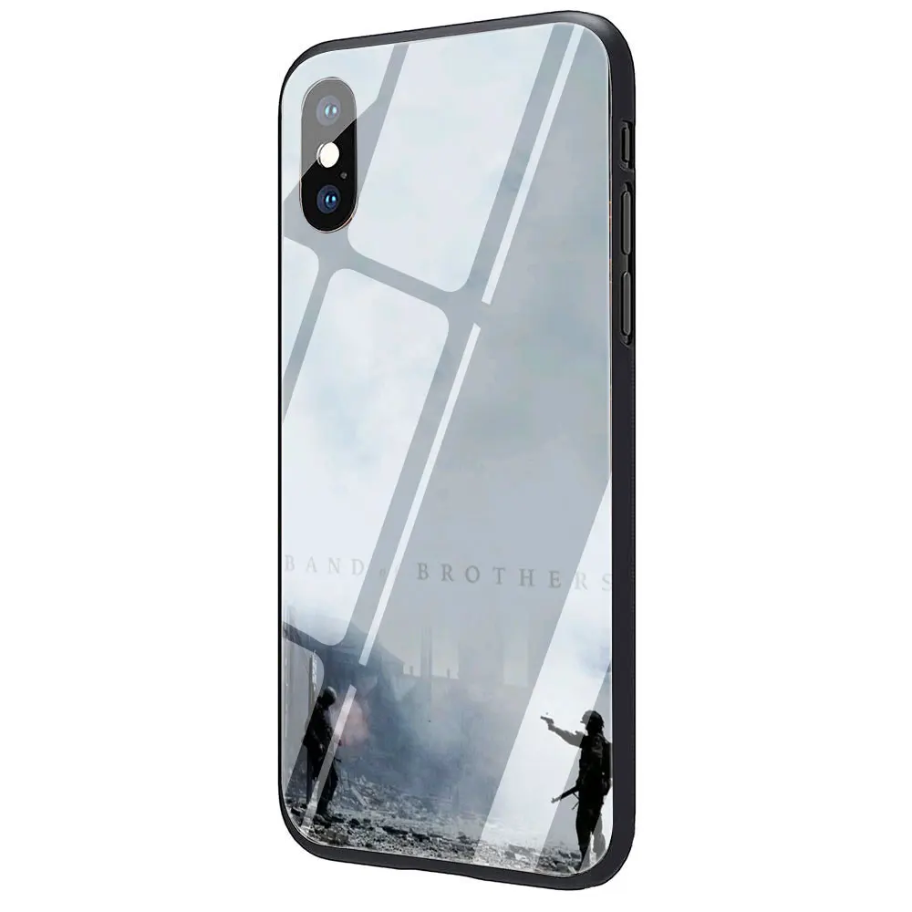 G9 Братья по оружию закаленное Стекло чехол для телефона чехол для iPhone 6 6S Plus 7 8 Plus X XS XR XS Max - Цвет: G9