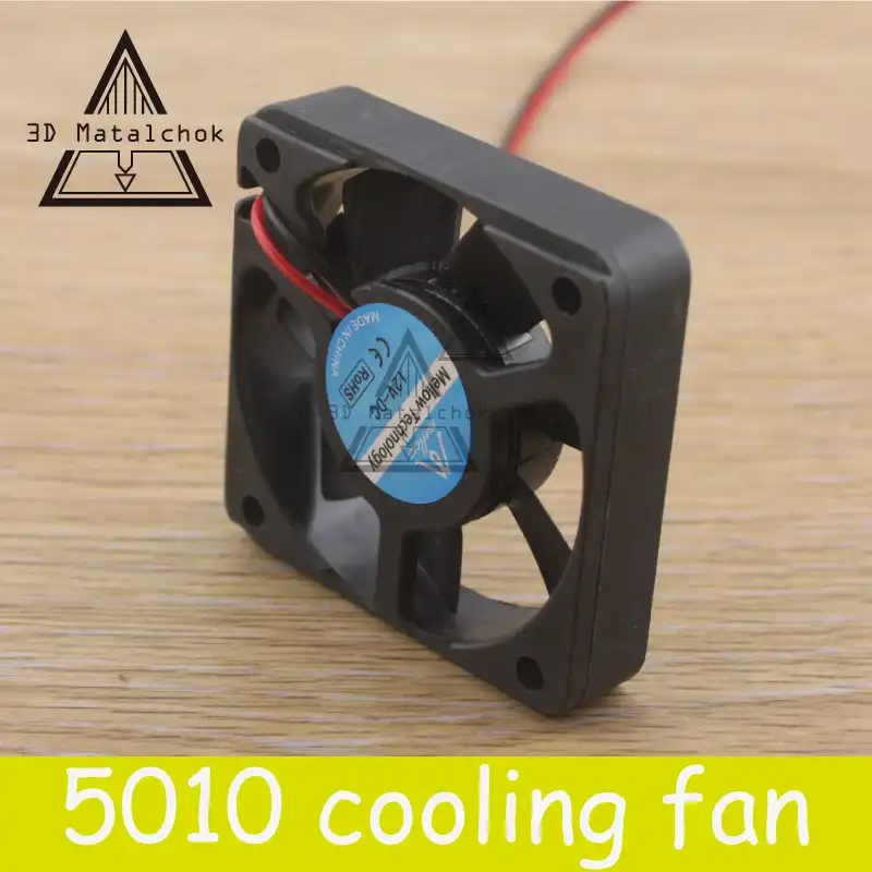 Лидер продаж! Вентилятор для 3D принтера 2pin ph 1 шт. 50 мм x 10 5010 постоянного тока 12 В/24