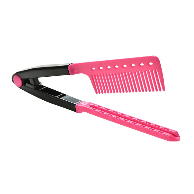 1 Pc Fashion Hair Combs V Type Hair Straightener Comb DIY ...