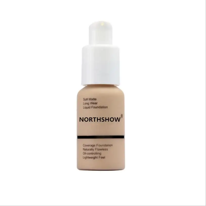 

NORTHSHOW matte long-lasting oil control moisturizing whitening concealer liquid foundation 22g