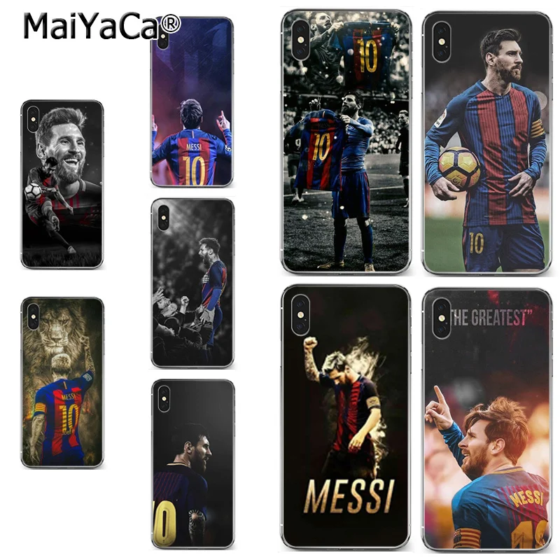 

MaiYaCa Lionel Messi football score soft tpu phone case cover for iPhone X XS MAX 5 6SPLUS 7 8plus case Coque funda