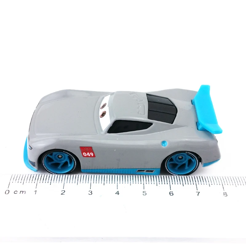 Disney "тачки 3 № 049 Gabriel Racer «Rookie» 1:55 литья под давлением модель игрушечной машины Свободные дети мальчик Подарок на Рождество;