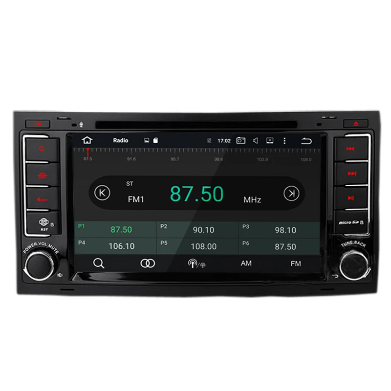 Excellent COIKA Octa Core Android 8.0 System Car DVD Head Unit For Volkswagen Touareg 2004-2011 With 4G+32G RAM GPS Navi SWC WIFI Google 5