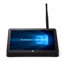 GULEEK i9 Mini PC with LED Windows 10 Android dual OS 7″ Touch Screen Wifi Smart PC TV Box with Intel Z3735F Quad Core 2GB 32GB