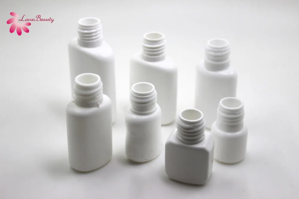 

Free Shipping New Arrival White Empty False Eyelashes Glue Packaging Bottle Eyelash Growth Liquid Packing Container, 50pcs/Lot