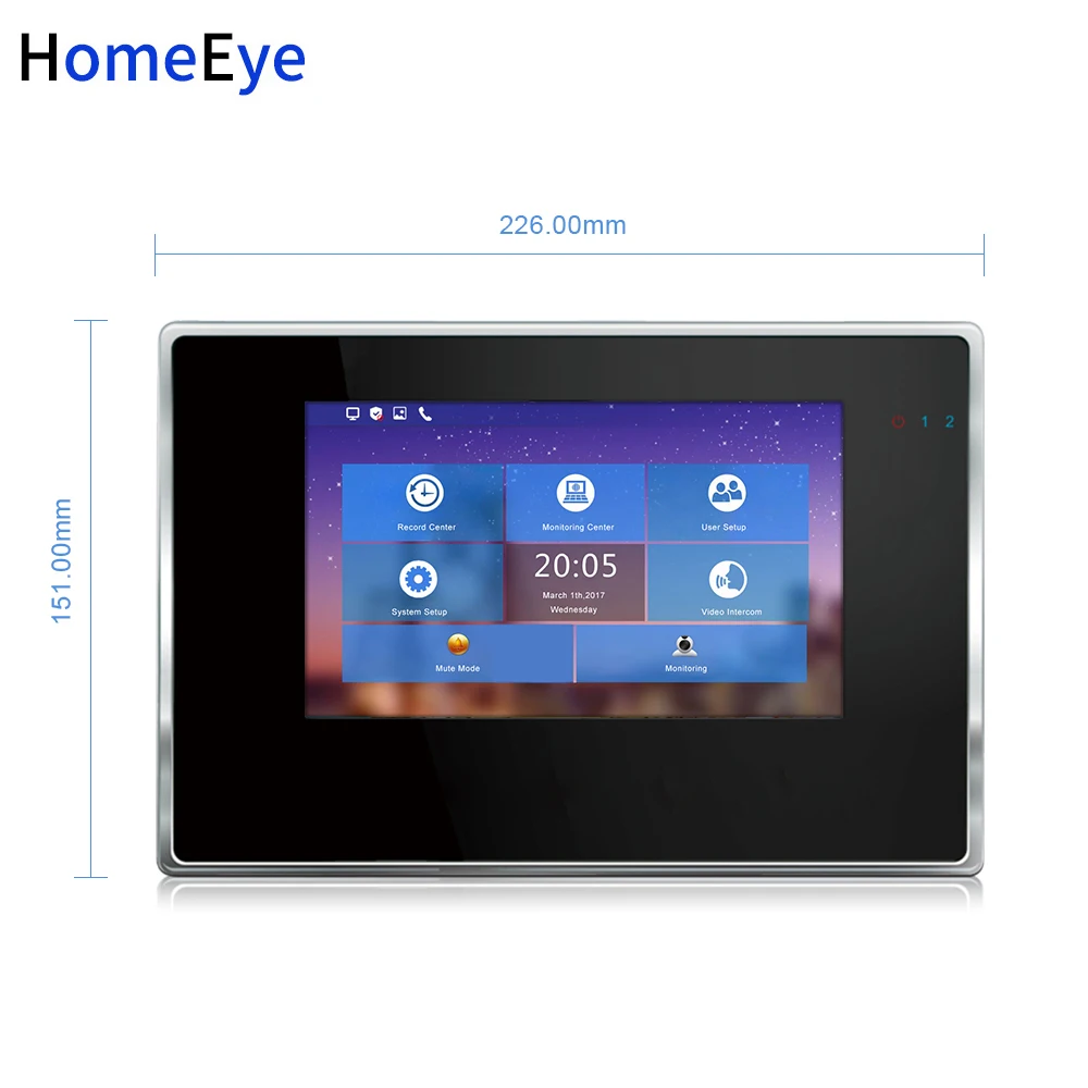 4 семейная система контроля допуска к двери 720P 7 ''WiFi ip видео домофон