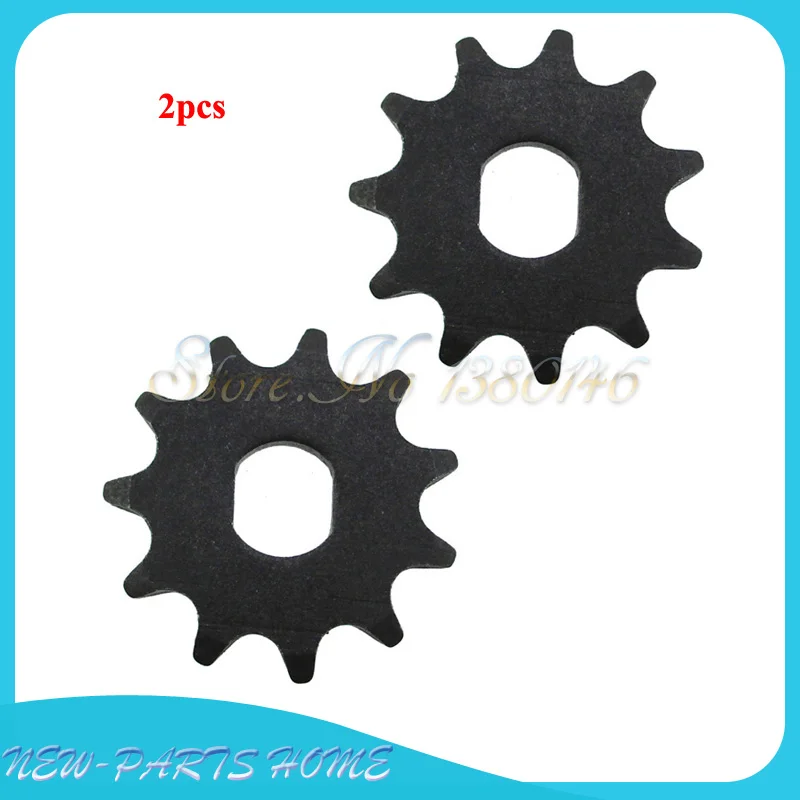 

2pcs Electric Scooter 11 Tooth Sprocket T8F Chain Motor Engine Pinion Gear MY1020 Motor