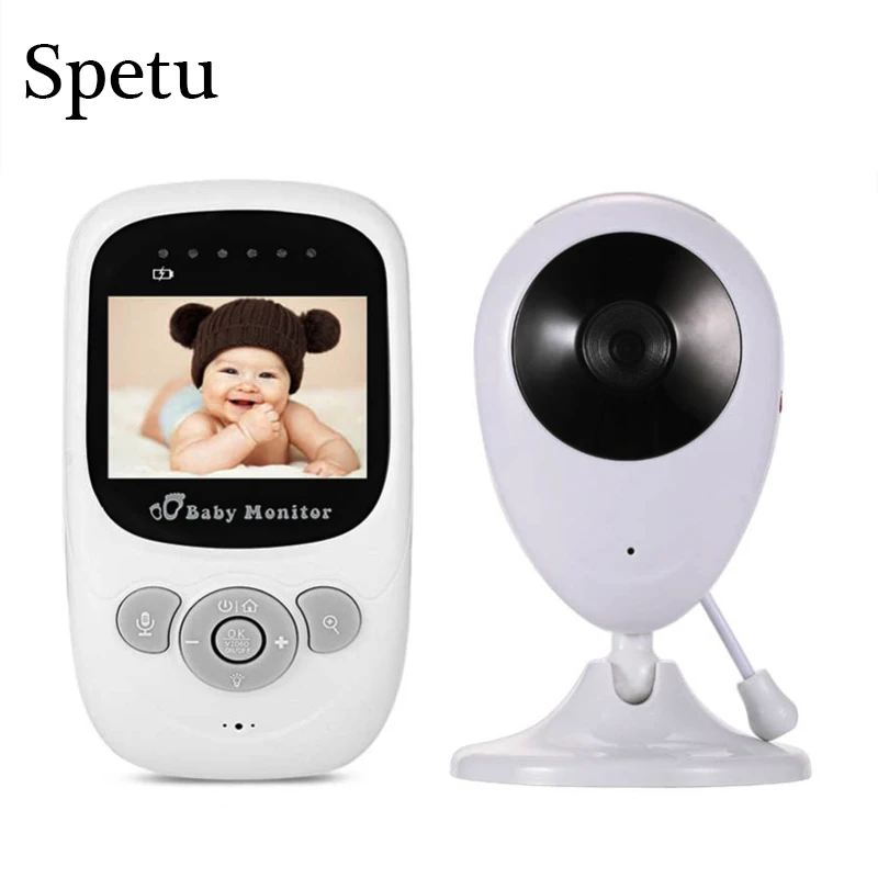 

Spetu 2.4GHz 2.4inch LCD Display Audio Video Monitor Wireless Baby Video Monitor with Night Vision Temperature Monitoring