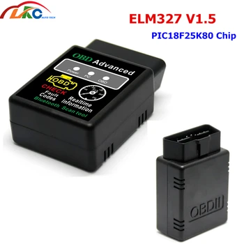 

A Quality MINI ELM327 OBD2 V1.5 Bluetooth V02H2 Code Reader V1.5 Engine Scanner Auto Diagnostic Tool