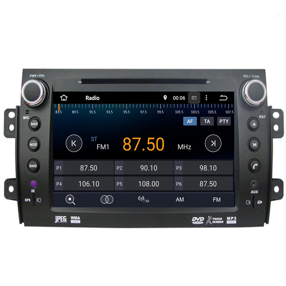 Android 9,0 система автомобиля gps gation для Suzuki SX4 2007- ips экран CD dvd-плеер 2 Din радио 1024*600 Автомобильная магнитола