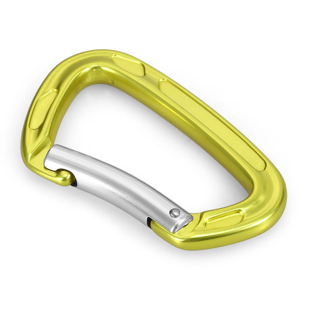 22KN / 24KN Climbing Canyoning Backpacking Hammocks Key Nose Carabiner Straight/Bent Gate Carabiner Non-locking Gate Carabiner