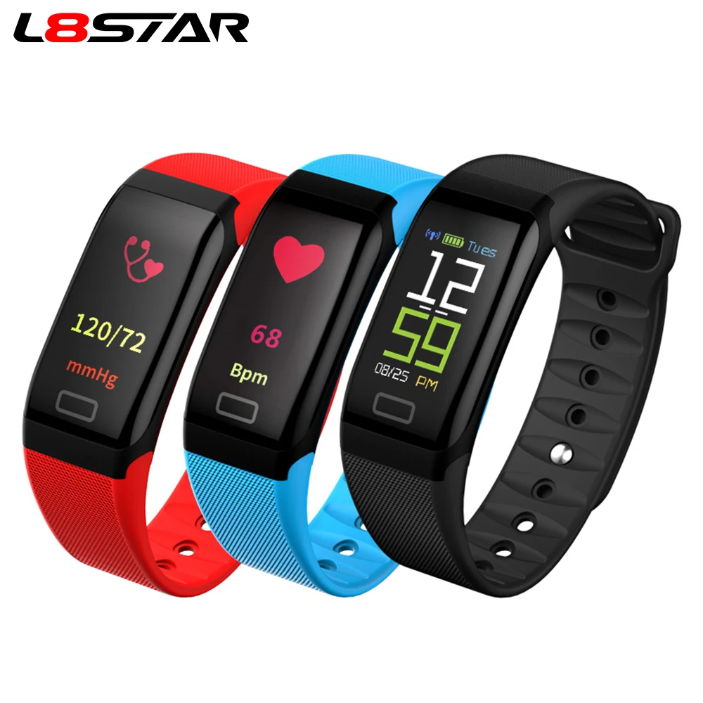 

L8STAR R7 USB Charging Smart Wristband IP67 Waterproof Sleep Heart Rate Fitness Tracker Smart Band Blood Pressure Bracelet